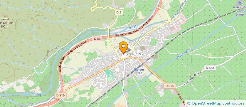 localisation de l'entreprise SCI D ESTEVE DE BOSCH  ILLE-SUR-TET