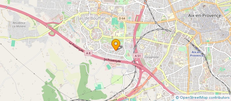 localisation de l'entreprise SCI D ESTIENNE D ORVES  AIX-EN-PROVENCE