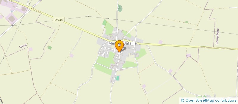 localisation de l'entreprise SCI D'ESTREES  MERY-LA-BATAILLE