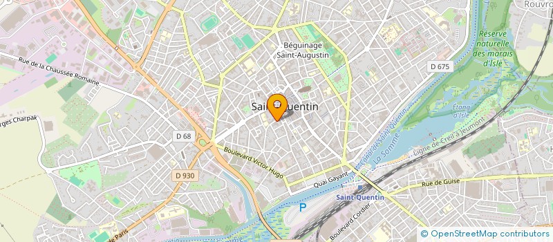 localisation de l'entreprise SCI D'ESTREES DENIECOURT à SAINT-QUENTIN