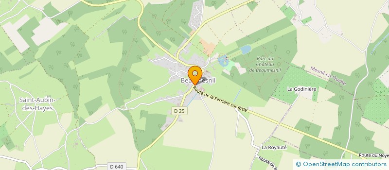 localisation de l'entreprise SCI D ESTREUX  MESNIL-EN-OUCHE