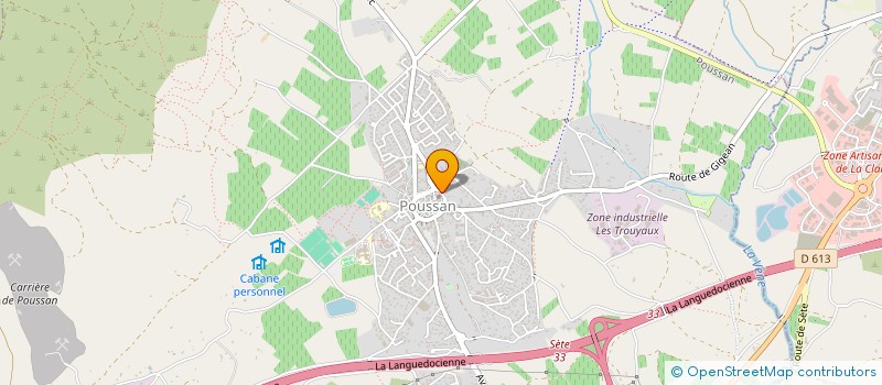 localisation de l'entreprise SCI D'ESTROY  POUSSAN