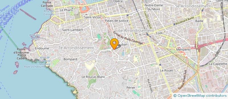 localisation de l'entreprise SCI D ET D à MARSEILLE