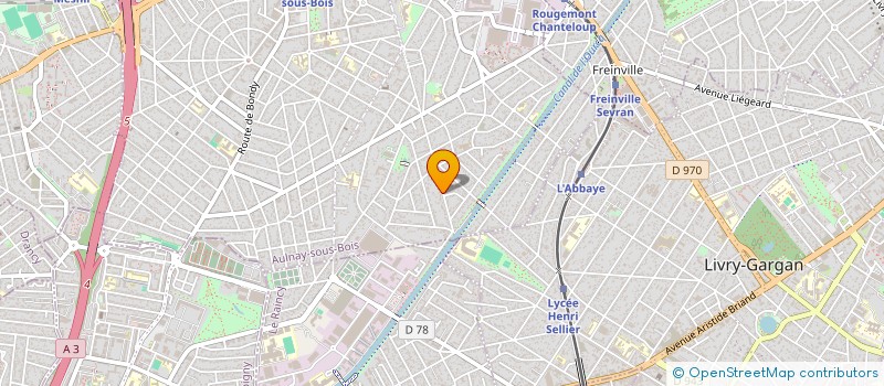 localisation de l'entreprise SCI D ET D  AULNAY-SOUS-BOIS