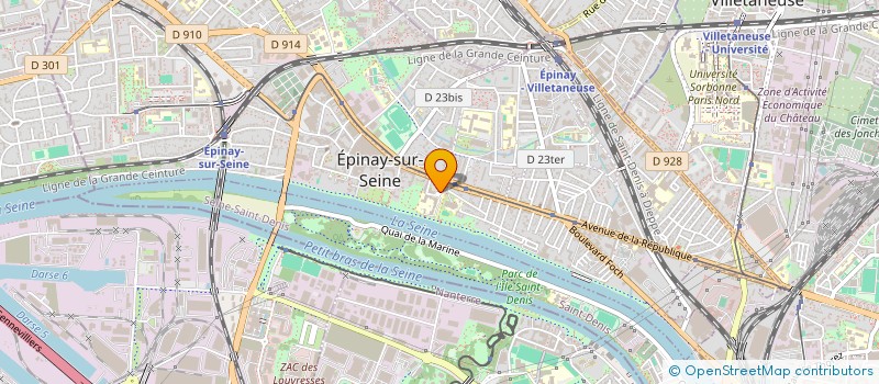 localisation de l'entreprise SCI D ET D INVEST à EPINAY-SUR-SEINE