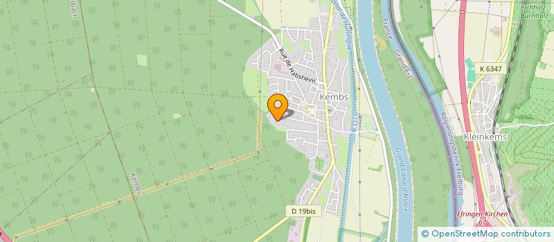 localisation de l'entreprise SCI D ET G FAMILY ONE  KEMBS