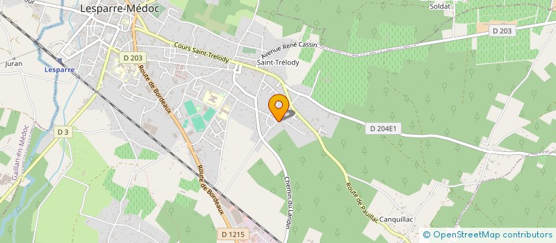 localisation de l'entreprise SCI D ET I  LESPARRE-MEDOC