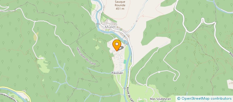 localisation de l'entreprise SCI D ET S BOISSET  BOISSET-ET-GAUJAC