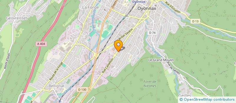 localisation de l'entreprise SCI D'ETABLES à OYONNAX
