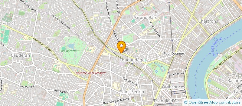 localisation de l'entreprise SCI D'EUPHOR  LE BOUSCAT