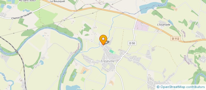 localisation de l'entreprise SCI D'EUX DEUX à FREJEVILLE