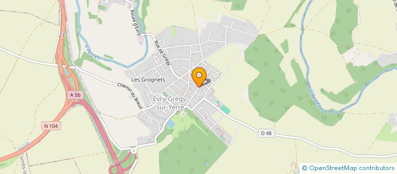localisation de l'entreprise SCI D EVRY LES CHATEAUX à EVRY GREGY SUR YERRES
