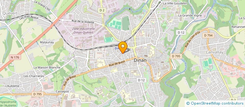 localisation de l'entreprise SCI D.F  DINAN