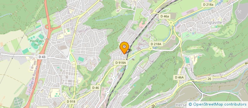 localisation de l'entreprise SCI D F D J à LONGWY