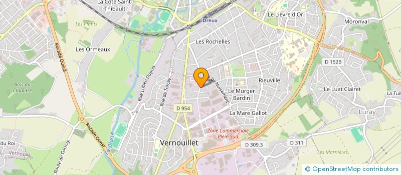 localisation de l'entreprise SCI D.F.G. à LURAY