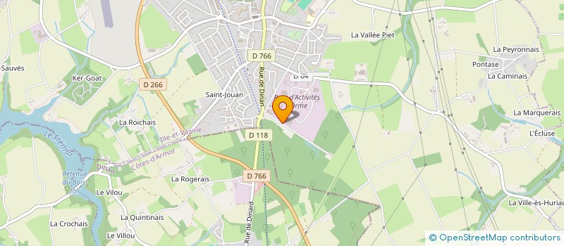 localisation de l'entreprise SCI D.F. IMMO  PLEURTUIT