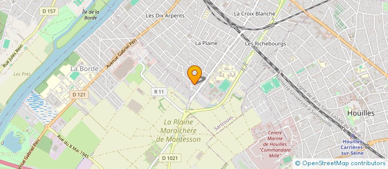 localisation de l'entreprise SCI D. FERARD  SARTROUVILLE