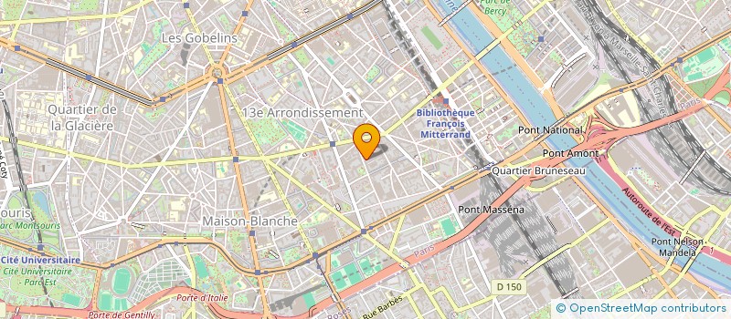 localisation de l'entreprise SCI D. FERRARE 1153  PARIS