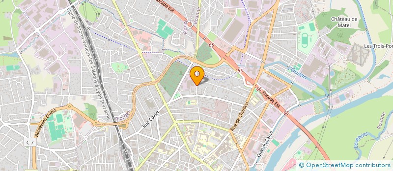 localisation de l'entreprise SCI D G  ROANNE