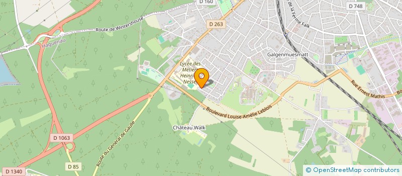 localisation de l'entreprise SCI D G  HAGUENAU