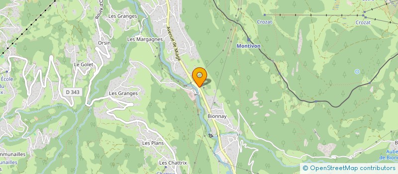 localisation de l'entreprise SCI D&G  SAINT-GERVAIS-LES-BAINS