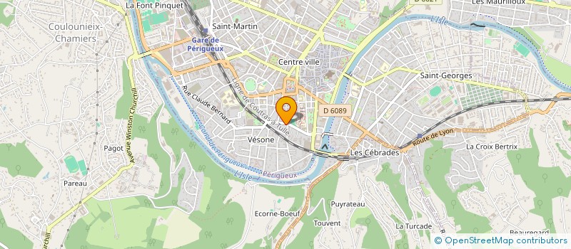 localisation de l'entreprise SCI D&G à PERIGUEUX