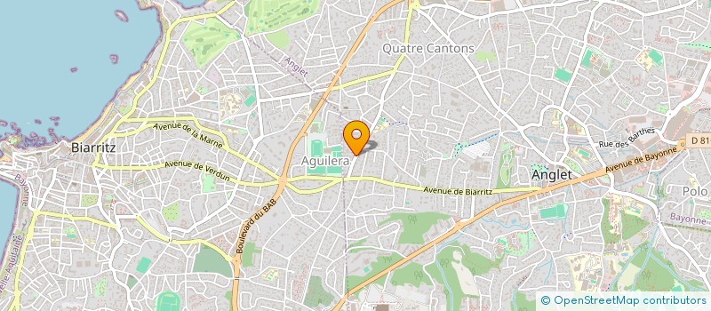 localisation de l'entreprise SCI D&G  ANGLET