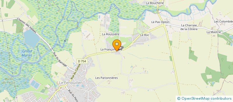 localisation de l'entreprise SCI D.G.F. LA TUCASSERIE  LE FENOUILLER