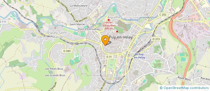 localisation de l'entreprise SCI D.G.G  LE PUY-EN-VELAY