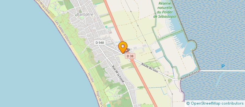 localisation de l'entreprise SCI D G GUILLET  BARBATRE