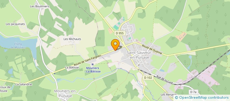 localisation de l'entreprise SCI D.G.H. à SAINT-SAUVEUR-EN-PUISAYE