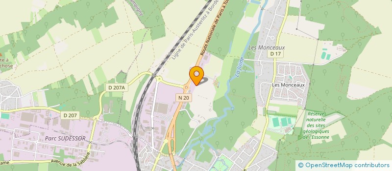 localisation de l'entreprise SCI D.G. IMMOBILIER  ETAMPES