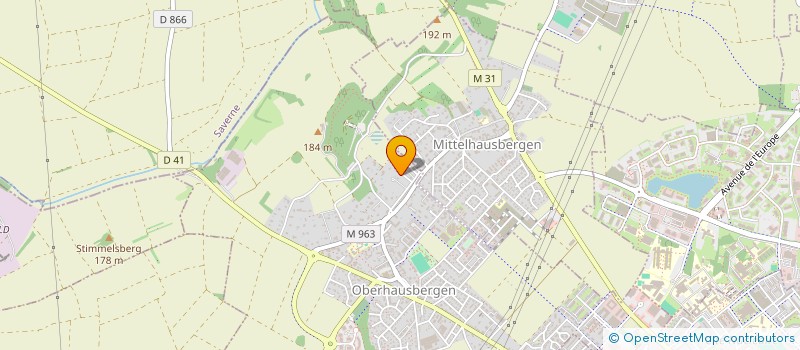 localisation de l'entreprise SCI D & G INVEST  OBERHAUSBERGEN