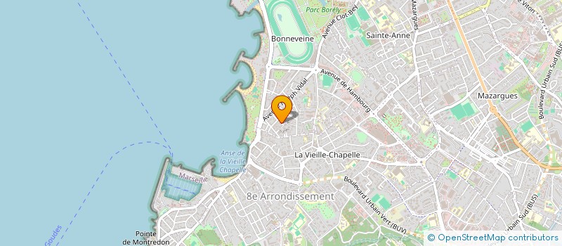 localisation de l'entreprise SCI D G M à MARSEILLE