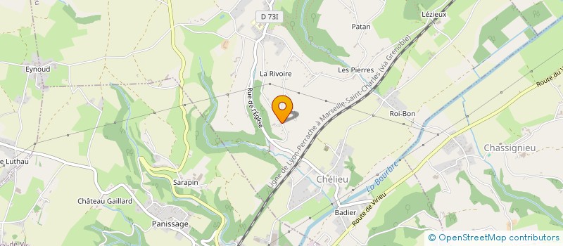 localisation de l'entreprise SCI D.G.M  CHELIEU