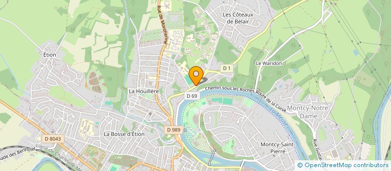 localisation de l'entreprise SCI D'GIGLIO à CHARLEVILLE-MEZIERES