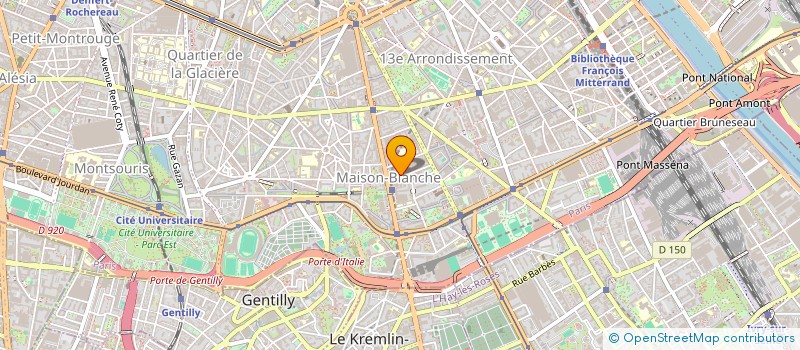 localisation de l'entreprise SCI D. GOSSELET  PARIS