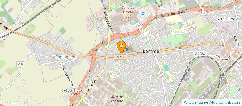 localisation de l'entreprise SCI D H à LILLE