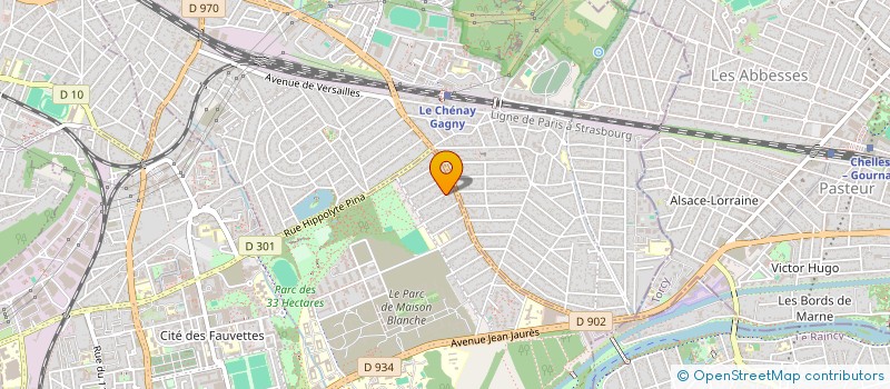 localisation de l'entreprise SCI D H M à NEUILLY-SUR-MARNE