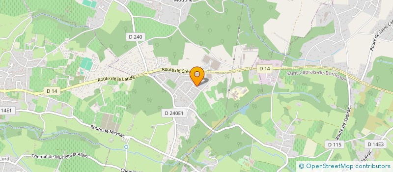 localisation de l'entreprise SCI D.H.P  CAMBLANES-ET-MEYNAC