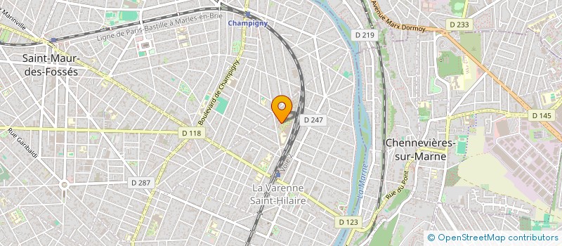 localisation de l'entreprise SCI D.H.Q.C à SAINT-MAUR-DES-FOSSES