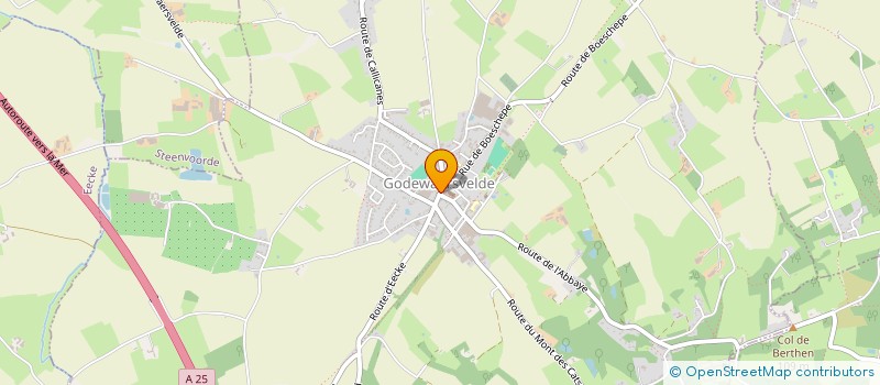 localisation de l'entreprise SCI D H V  GODEWAERSVELDE