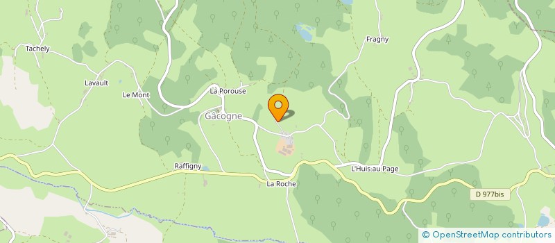 localisation de l'entreprise SCI D'HABARCQ  GACOGNE