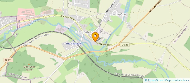 localisation de l'entreprise SCI D'HABIT-PEROL  TRIE-CHATEAU