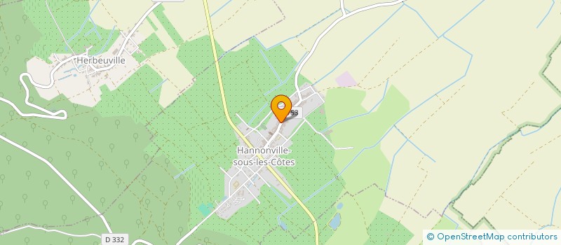localisation de l'entreprise SCI D'HANNON à HANNONVILLE-SOUS-LES-COTES