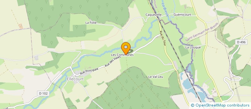 localisation de l'entreprise SCI D'HAUCOURT  ELLECOURT