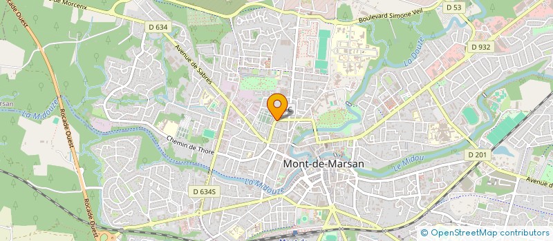 localisation de l'entreprise SCI D'HAUSSEZ EASAL à MONT-DE-MARSAN