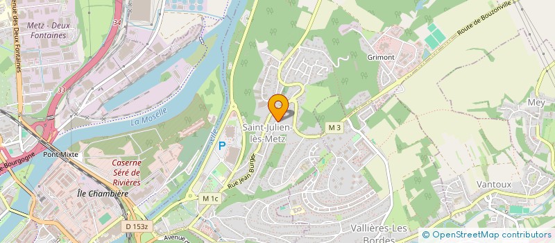 localisation de l'entreprise SCI D'HAUSSONVILLE à SAINT-JULIEN-LES-METZ