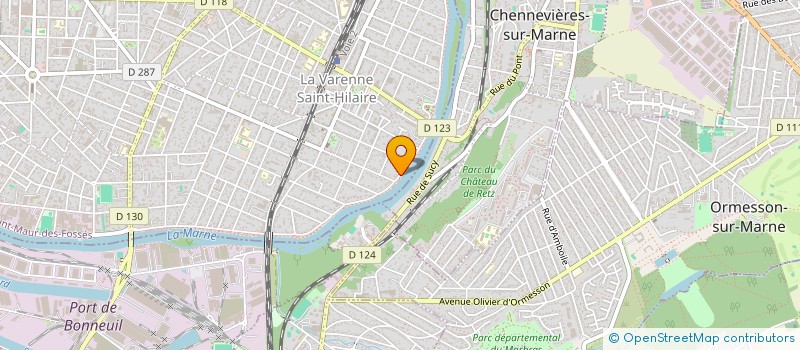 localisation de l'entreprise SCI D'HAUTEVILLE à SAINT-MAUR-DES-FOSSES