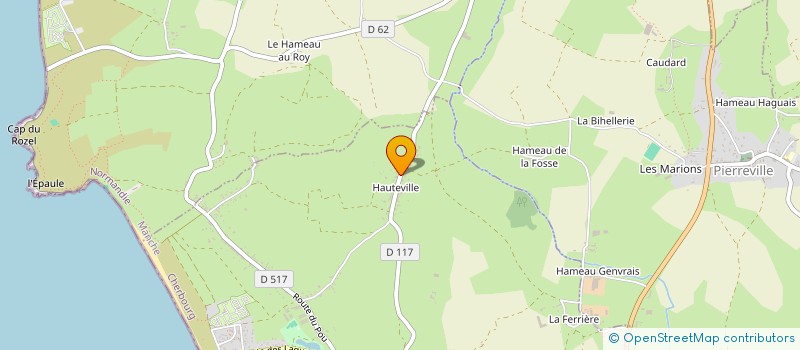 localisation de l'entreprise SCI D'HAUTTEVILLE  SURTAINVILLE